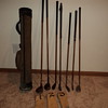 Hickory shaft golf clubs