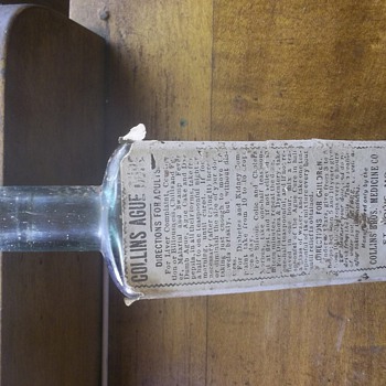 collins ague cure - Bottles