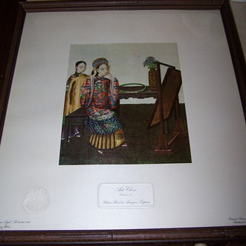 Arte Chino lithograph - Lamina IV