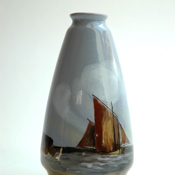 small pottery vase by MONTIERES - Art Deco