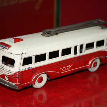 charles rossignol tin bus - Toys