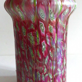KRALIK CZECH DECO MURRINE II: A PAIR OF SHADES.