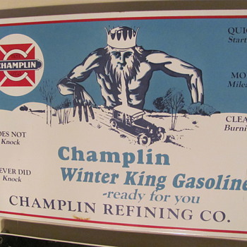 my favorite porcelain gas pump sign
