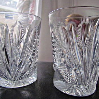 Beautiful Libbey Cut Glass Tumblers