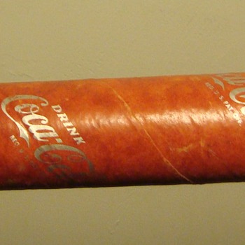 1940s Cardboard Coca Cola tube - Coca-Cola