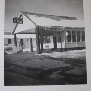 Flying A Gas Station/Garage - Advertising