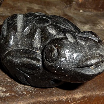 Strange Stone Carved Frog