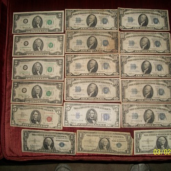 old currency - US Paper Money