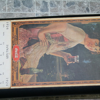 1924 coke-a-cola calander