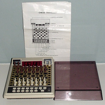 1980-vintage acetronic chess pocket computer-led-8 levels. - Games