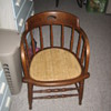 Oak  Barrel back
