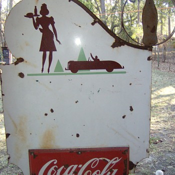 1940's coke sign