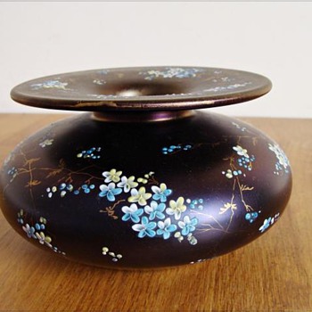 Loetz Rubin Matteiris/Metall - Art Glass