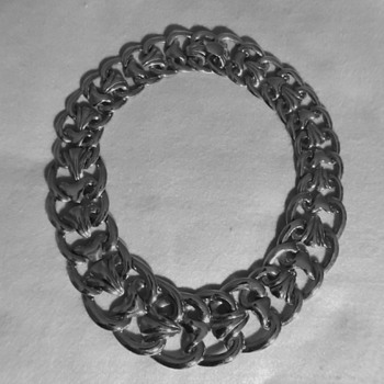Margot de Taxco ? molded Silver choker - Fine Jewelry