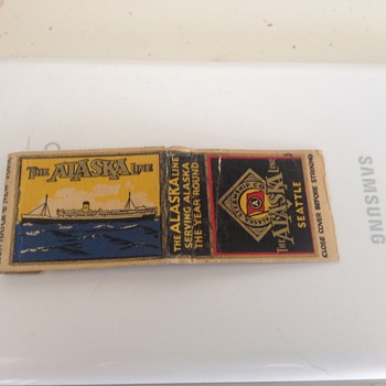 Vintage Rare Alaska Steamship Co. Matchbook - Tobacciana