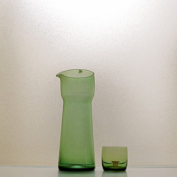 Cocktail Set designed by Kjell Blomberg for Gullaskruf 1962 - Art Glass