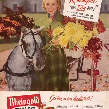 1954 Rheingold Lager Advertisement 2 - Advertising