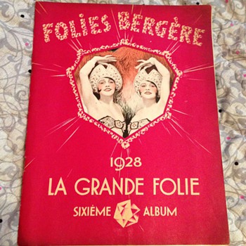 Folies bergère 1928 la grande folie Sixieme album - Paper
