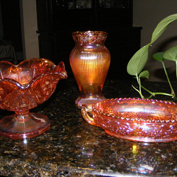 Newly Inherited Carnival Glass