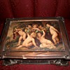 Two beautiful art nouveau wood boxes