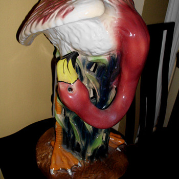 Tall Flamingo Lamp