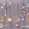 a small collection of pins 1890-