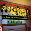 Western Union neon