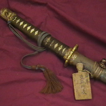Original WW II Japanese Army Officers Shin-Gunto Samurai Sword