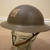 British WWII Wardens steel helmet