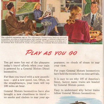 1948 - GM Electro-Motive Advertisement