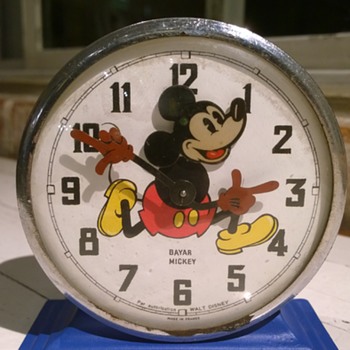 1951 Bayard Mickey Alarm Clock with a twist. - Clocks