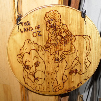 land of oz wall plaque - Signs