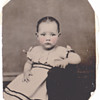 Beautiful tinted Tintype  a young girl