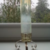 Bud Vase with Silver Plated Stand