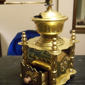 Solid Brass Coffee Grinder