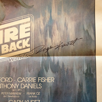Roger Kastel, signed Empire Strikes Back poster - Movies