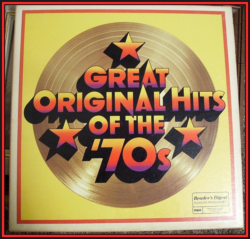 GREAT ORIGINAL HITS OF THE 1970's Lp Record Vinyl Boxed Set ( 7