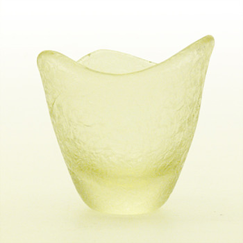 Two wavy edge vases, Per Lütken (Holmegaard, 1940s) - Art Glass