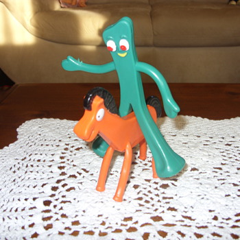 vintage gumby and his horse