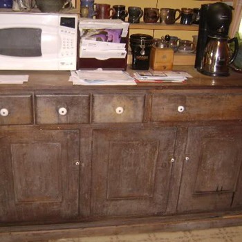 1885 Poplar Drysink Cabinet