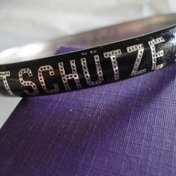 Austrian black enamel silver bracelet, c. 1900 - Fine Jewelry