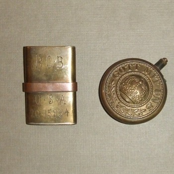 WW1 Trench Art Lighters - Military and Wartime