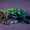 Green and brown bakelite