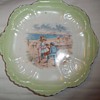 Decorative plate with beach scene