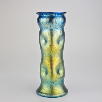Loetz cobalt Norma in a Franz Hofstätter design made for Paris 1900/ PART 2 - Art Glass