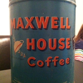 Vintage Maxwell House Coffee tin