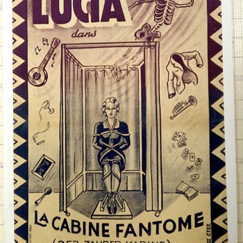 Original "Lucia" Magic Poster