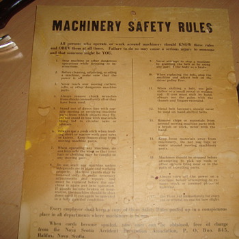 safety - Signs