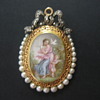 French Mourning Locket / Pendant