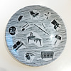 Dish from the Homemaker dishware range, Enid Seeney (Ridgway Potteries, 1957) 